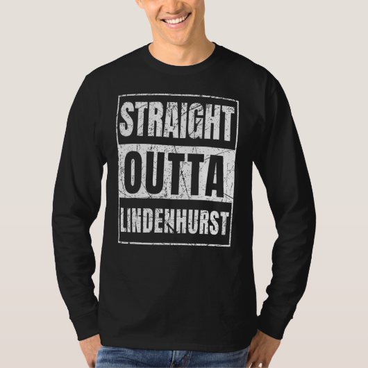 T-shirt Droit devant Lindenhurst New York State (Devant)