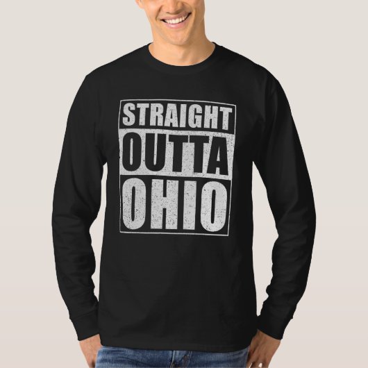 T-shirt Droit devant l'Ohio Usa Ohio (Devant)