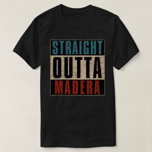 T-shirt Droit devant Madera Californie CA (Design devant)