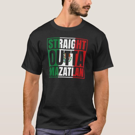T-shirt Droit devant Mazatlán Sinaloa Mexique Mexicain Fla (Devant)