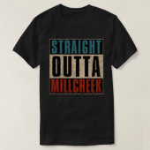 T-shirt Droit devant Millcreek Utah UT (Design devant)