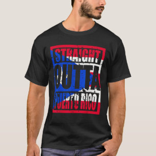 T-shirt Droit devant Porto Rico Funny Tee