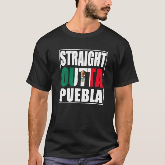 T-shirt Droit devant Puebla (Devant)