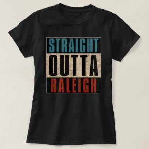 T-shirt Droit devant Raleigh Caroline du Nord NC