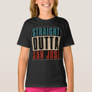 T-shirt Droit devant San Jose California CA USA