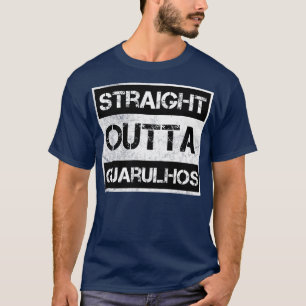T-shirt Droit devant ta Guarulhos Brésil Vintage désorgani