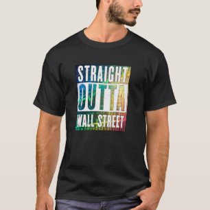 T-shirt Droit devant Wall Street Stock Market Trades Co