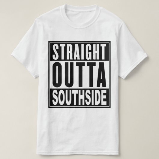 T-shirt droit d'Outta Southside (Design devant)