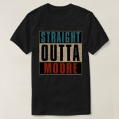 T-shirt Droit en direction de Moore Oklahoma OK (Design devant)