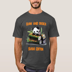 T-shirt Droit et ordre : Sushi Edition Pun