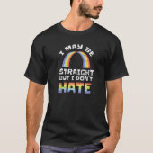 T-shirt Droit Ne Hait Pas Lgbtq Gay pride Ally Subtle Pri (Devant)