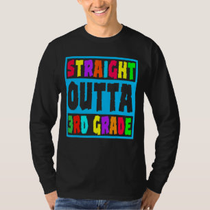T-shirt Droit Outta 3e année 3e année 3e année