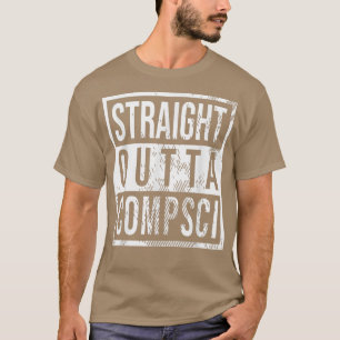 T-shirt Droit Outta Comp Sci Parodie Informatique