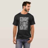 T-shirt DROIT OUTTA WILKIN COUNT Cool Accueil Citation (Devant entier)
