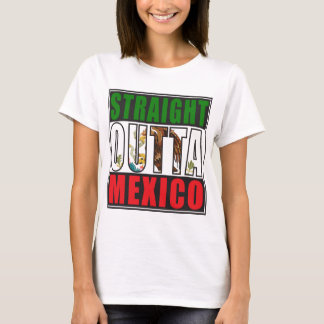 T-shirt Droit sortie du drapeau du Mexique