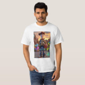 T-SHIRT DROITE  (Devant entier)