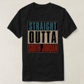 T-shirt Droite En Dehors Sud Jordanie Utah UT (Design devant)