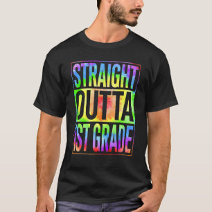 T-shirt Droite En Extérieur De 1Ème Année Teinture À tarte