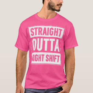 T-shirt Droite En Nuit Shift Vintage Funny Nurse Doc