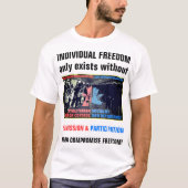 T-shirt Droite et Gauche (lumière) (Devant)