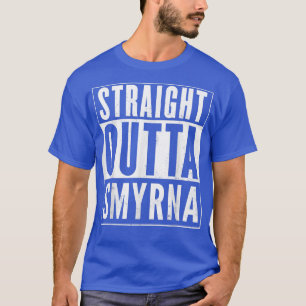 T-shirt Droite Outta Smyrna Vintage déprimée _ Drôle