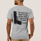 T-shirt Droites d'arme à feu (Dos)