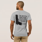 T-shirt Droites d'arme à feu (Dos entier)