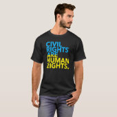 T-shirt Droits civils et droits humains 2.0 (Devant entier)