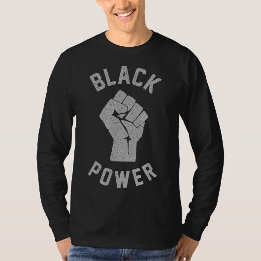 T-shirt Droits civiques Black Power Fist (Devant)