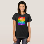 T-shirt Droits de fierté (Devant entier)