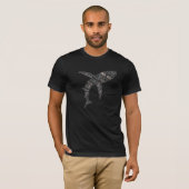 T-shirt Droits des animaux de requin (Devant entier)