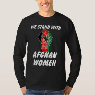 T-shirt Droits des femmes afghanes Nous sommes avec les fe