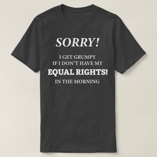 T-shirt Droits égaux (Design devant)