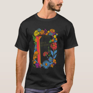 T-shirt Droits Égaux des Femmes Livre Fleur Résister Fémin