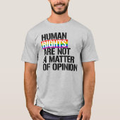 T-shirt Droits LGBTQ (Devant)