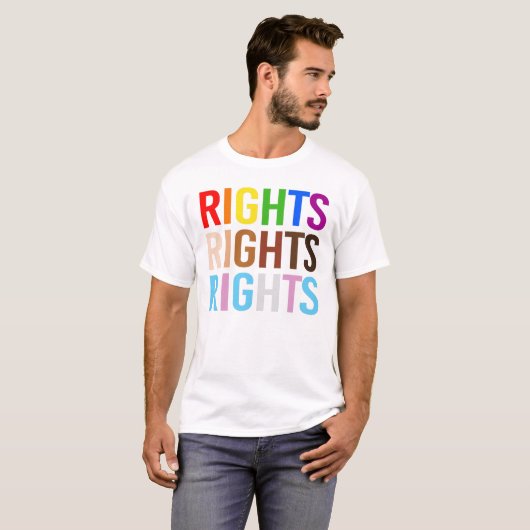 T-shirt Droits LGBTQ+ (Devant entier)