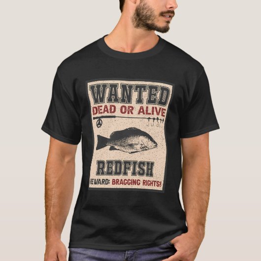 T-shirt Droits Recherchés de marquage du poisson - Fishman (Devant)