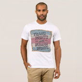 T-shirt droits trans - Vintage (Devant entier)