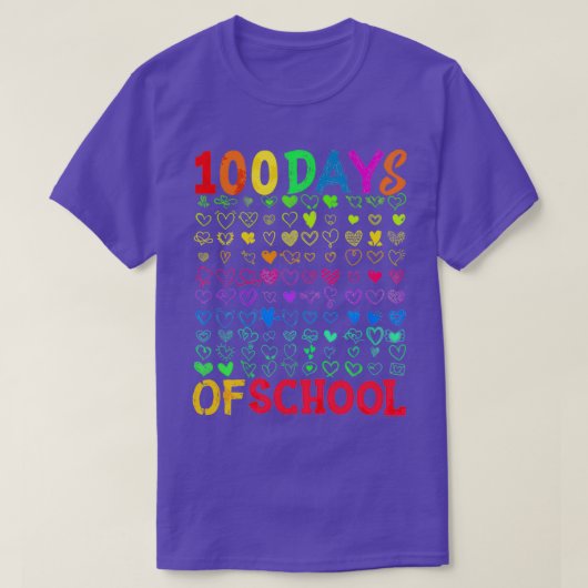 T-shirt Drôle 100 Jours De Citations D'École Coussin Pour (Design devant)