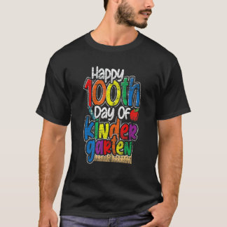 T-shirt Drôle 100ème Jour Cadeau Enfants de Maternelle 100