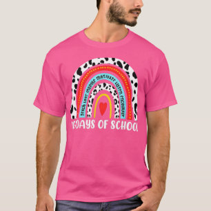 T-shirt Drôle 101 Jours D'Amoureux des chiens Léopard Arc-