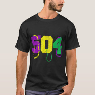 T-shirt Drôle 504 Nouvel-Orléans Mardi Gras Vêtements Vint