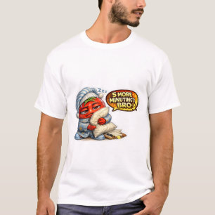 T-shirt Drôle 5 Minutes de Plus Frère Paresseux Couverture