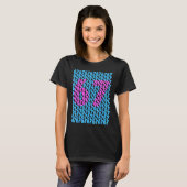 T-shirt Drôle 67 Caché 6 7 Mème Collège 6 7 Drôle 6 (Devant entier)