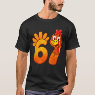 T-shirt Drole 67 Déguisement de dinde de Thanksgiving Six