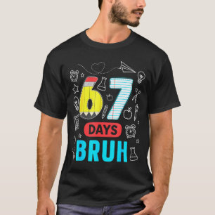 T-shirt Drôle 67 Jours Mec Six Sept Mème Professeur Enfant