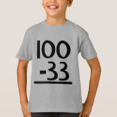 T-shirt Drôle 67 Math (Devant)