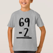 T-shirt Drôle 67 Math (Devant)
