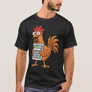 T-shirt Drôle 67 Meme Pemdas Prof de Math Six Sept Poulet