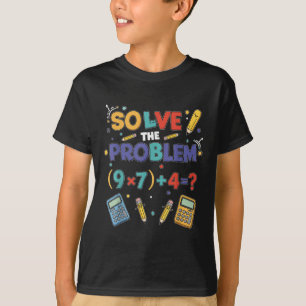 T-shirt Drôle 67 Meme Pemdas Prof de Mathématiques Élément